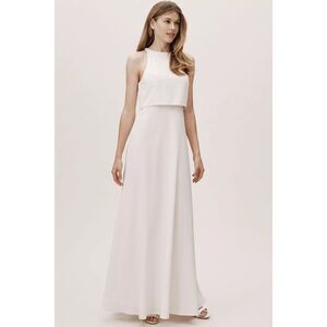 Anthropologie x BHLDN Jill Stuart Iva Crepe Dress